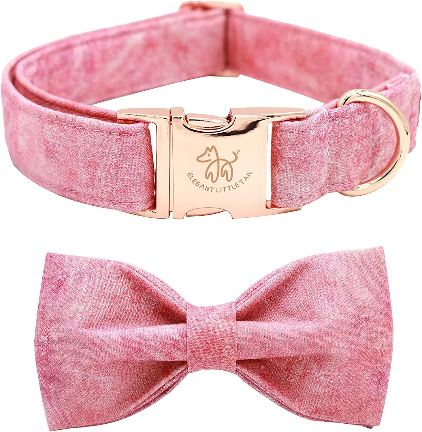 Adjustable Dog Collar with Bowtie