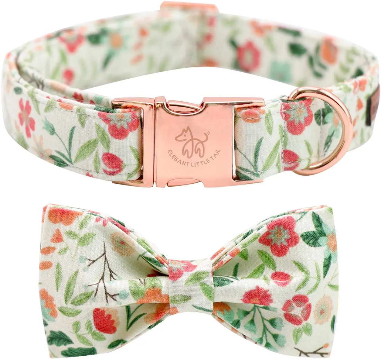 Adjustable Dog Collar with Bowtie