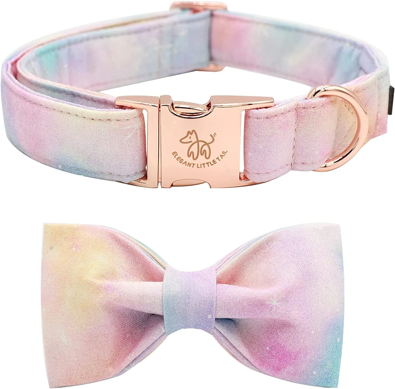 Adjustable Dog Collar with Bowtie