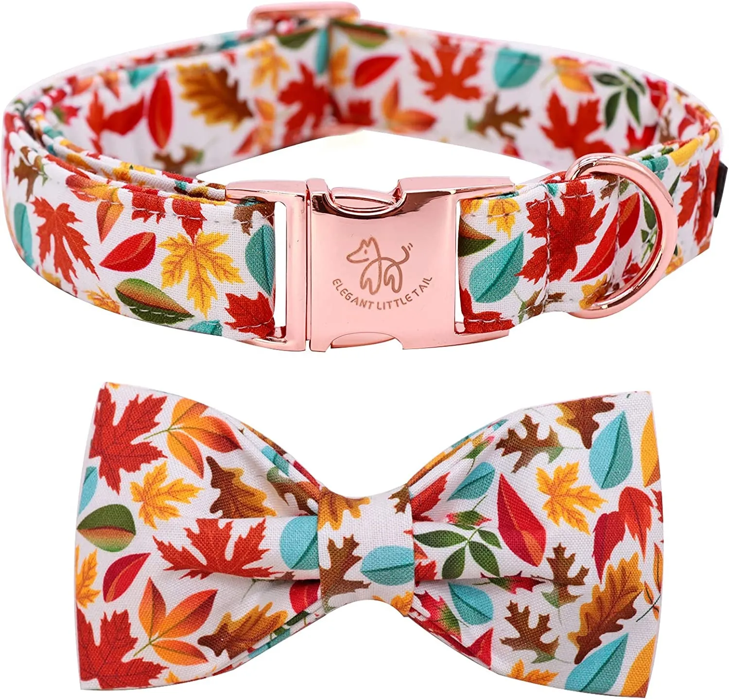 Adjustable Dog Collar with Bowtie