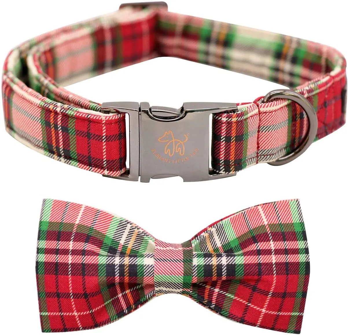 Adjustable Dog Collar with Bowtie