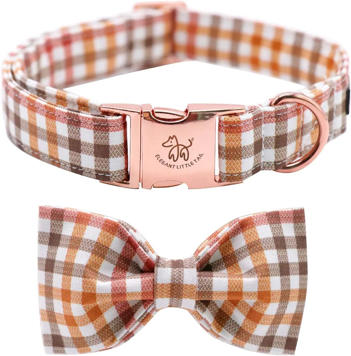 Adjustable Dog Collar with Bowtie