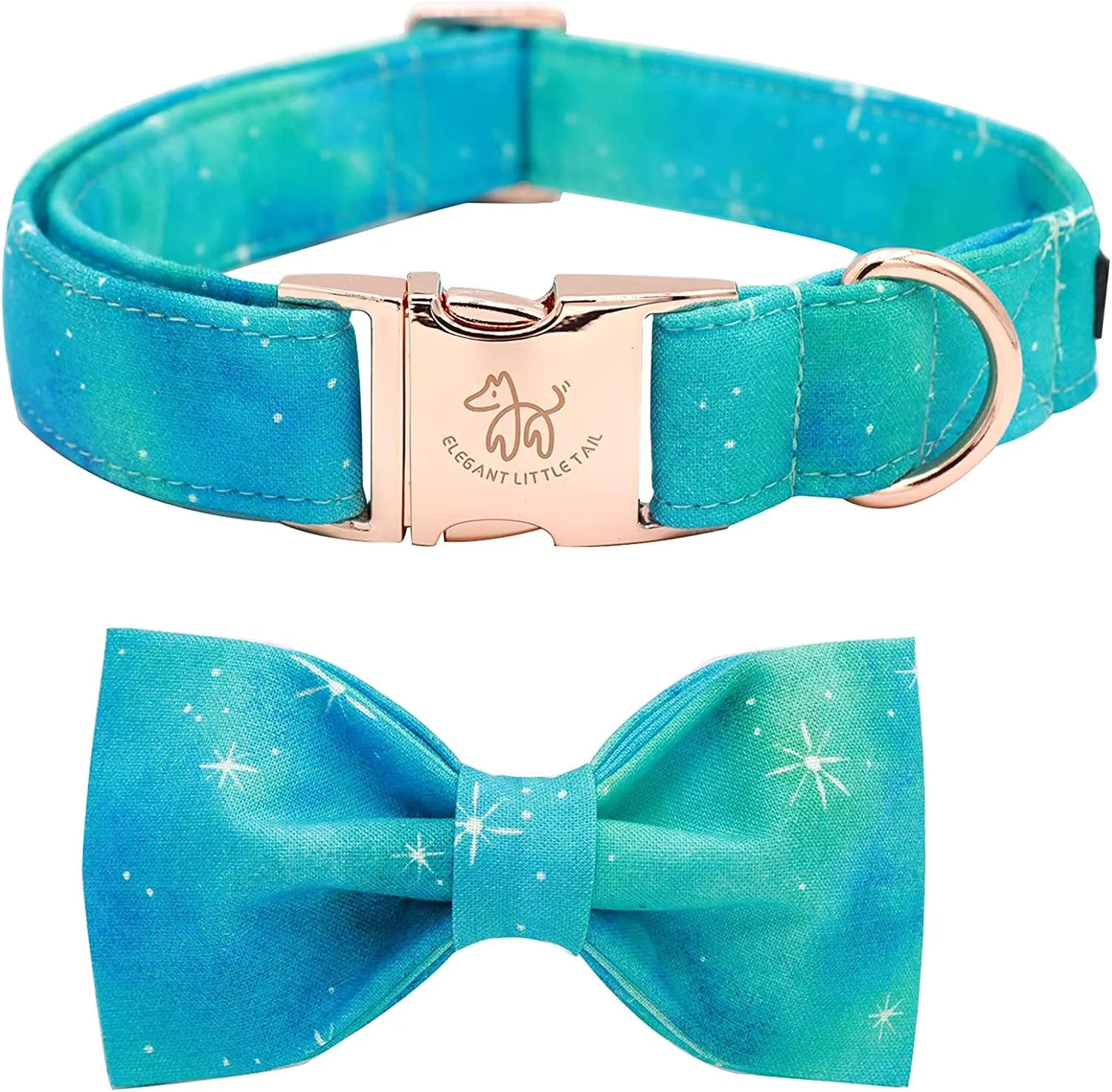 Adjustable Dog Collar with Bowtie