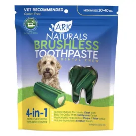 Ark Naturals Brushless-Toothpaste Medium Dog Treats
