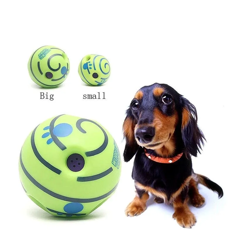 BEST Wobble Wag Giggle Dog Play Ball Training Interactive Chew Toy