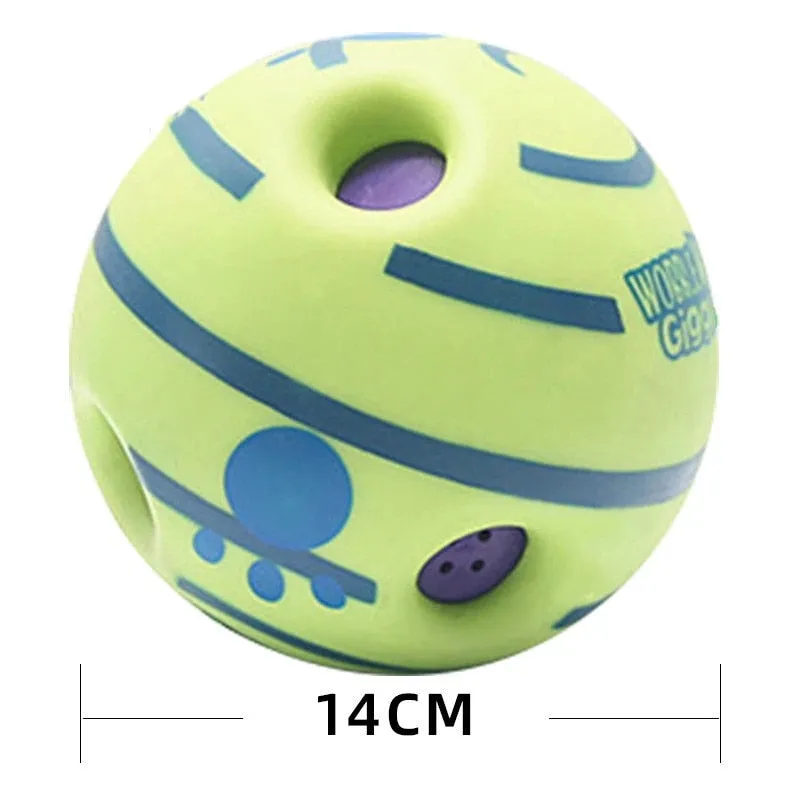 BEST Wobble Wag Giggle Dog Play Ball Training Interactive Chew Toy