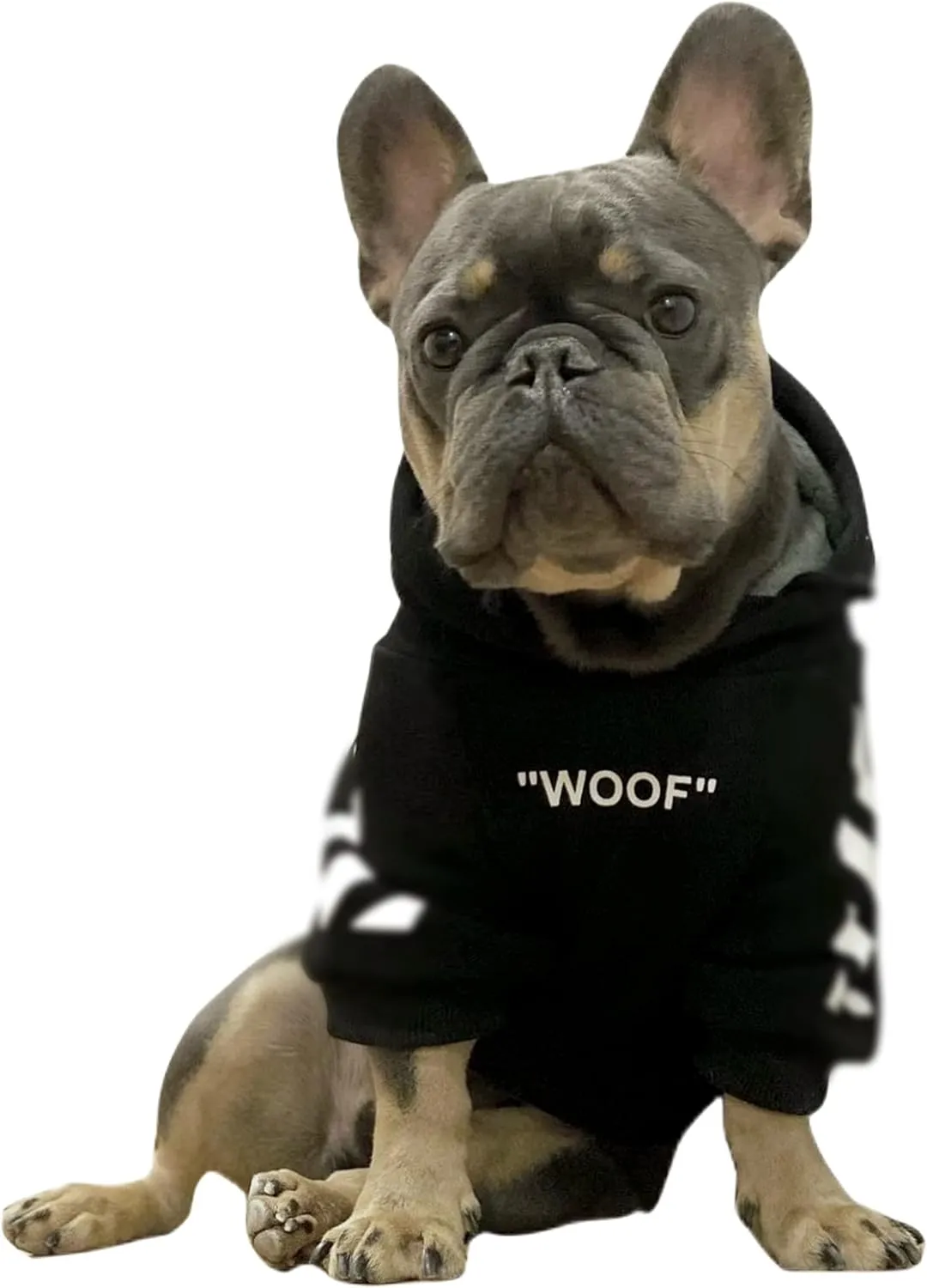 ChoChoCho Stylish Dog Hoodie Dog Clothes Streetwear Cotton Sweatshirt Fashion Outfit for Dogs Cats Puppy Small Medium Large (3XL, Black)