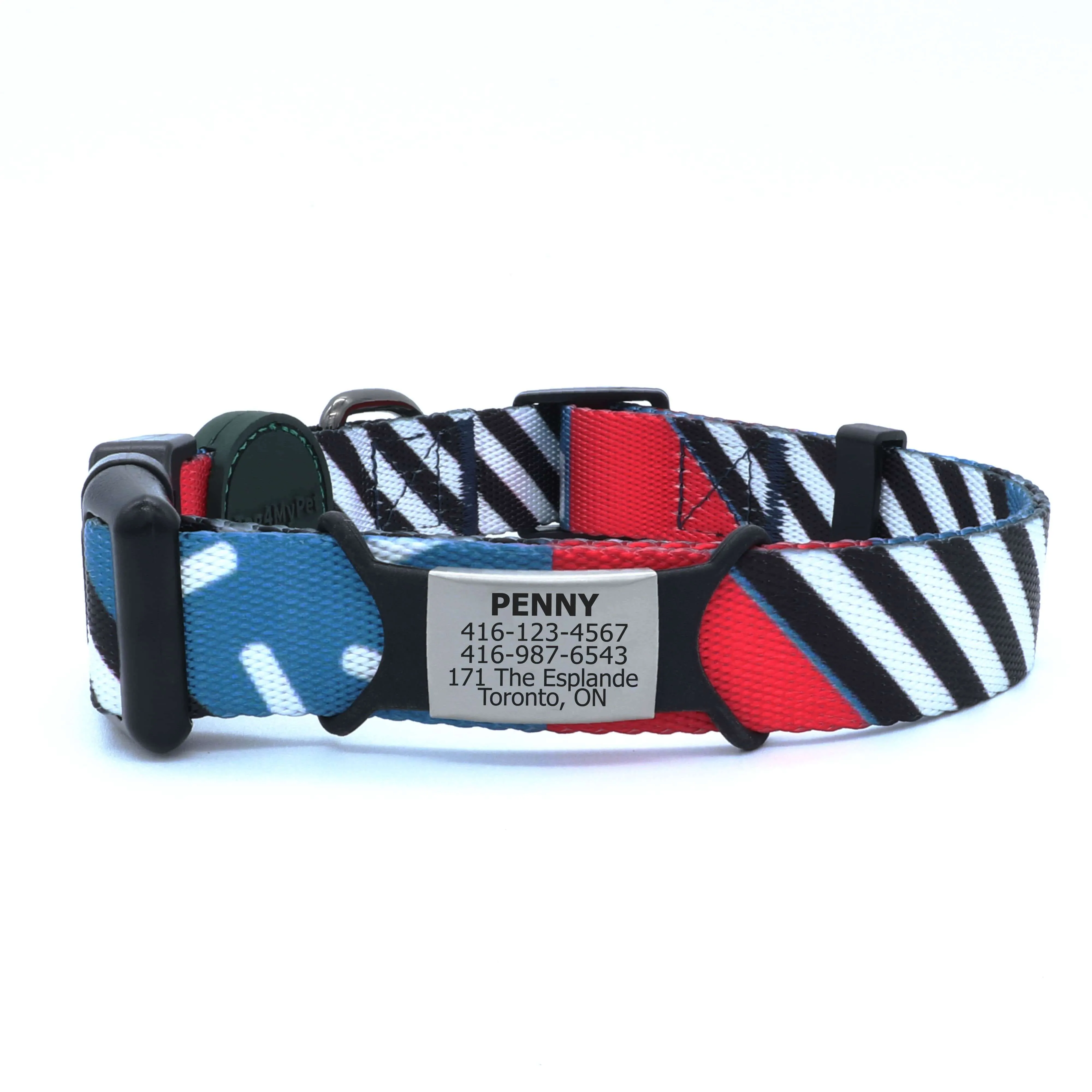 Custom Dog Collars  - Stripes