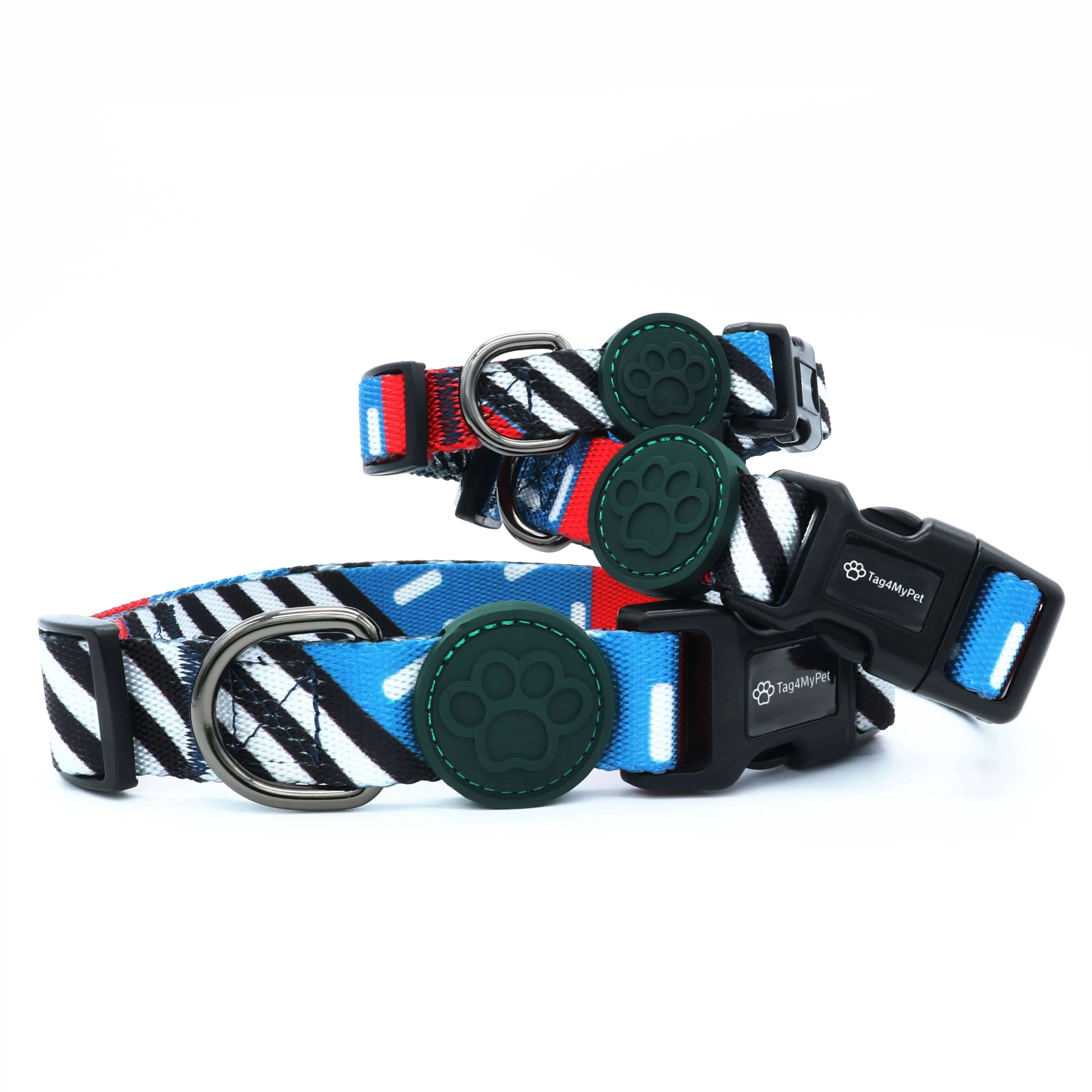 Custom Dog Collars  - Stripes