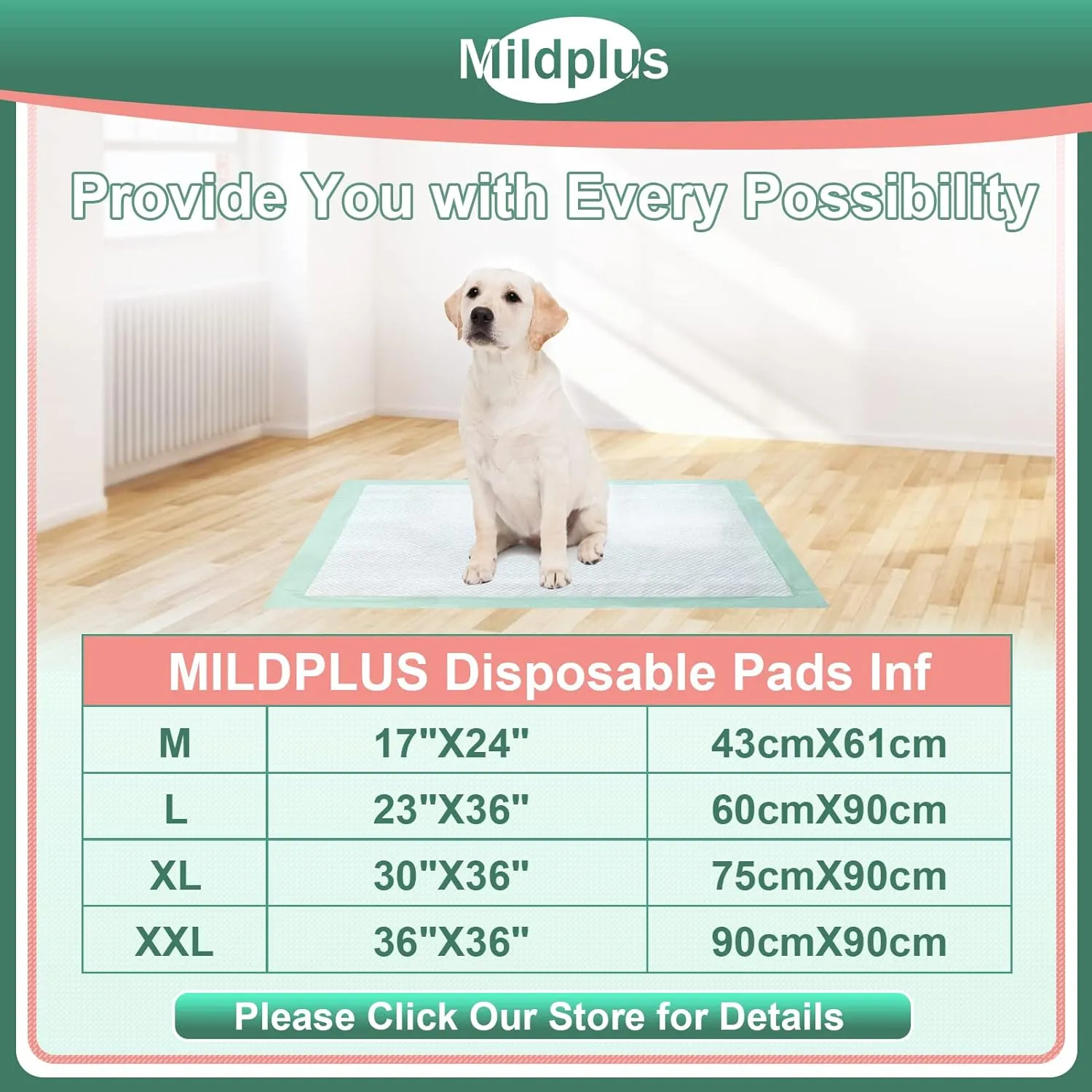 Disposable Underpads 17"24"(100 pcs) Light Absorbent Bed Pads Small Chucks Pads for Kids, Puppy, Cat and Tioilet