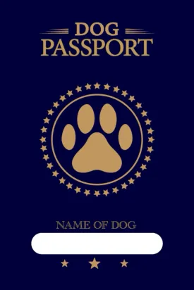 Dog Passport & Medical Record, for Pet Health and Travel Size 4"x 6": Health Medical Dark Blue Passport for Travel. Vaccine Track Journal Notebook, ... Record Book For Pet Lovers Dogs Puppies Paperback  May 12, 2022