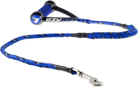 EzyDog Cujo Shock Absorbing Bungee Dog Leash - Best Dog Rope Training Lead - Reflective Trim for Nighttime Safety - Padded Pull Handle for Superior Comfort and Control (40", Blue)