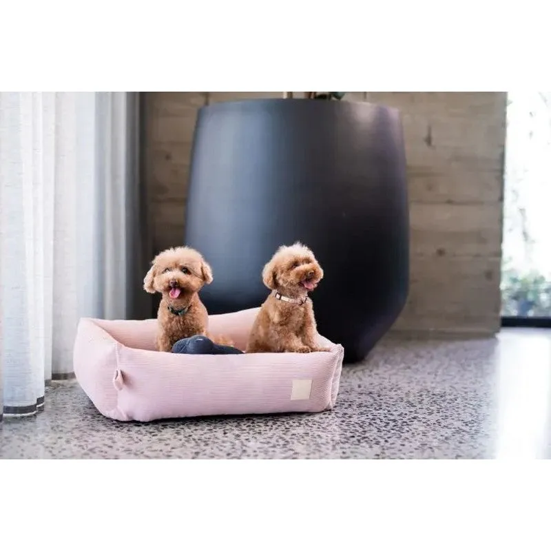 FuzzYard Corduroy Soft Blush Life Bed Small