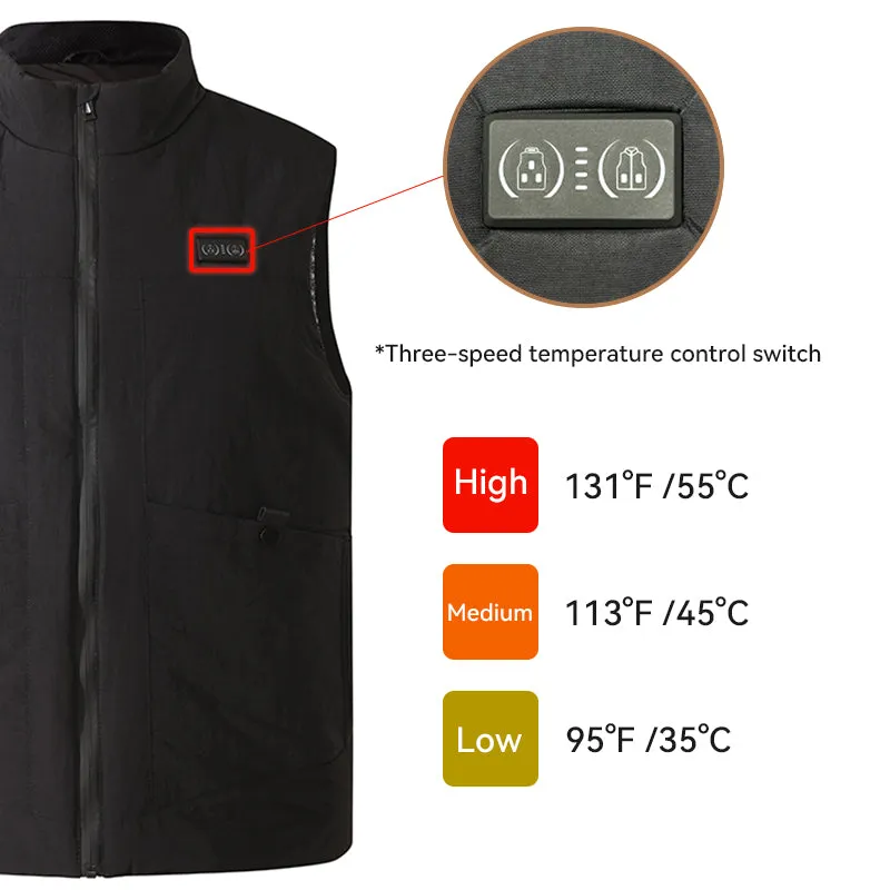 Graphene Smart Warming Vest Constant Temperature Electric Heating