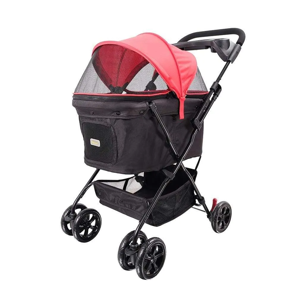 Ibiyaya® Easy Strolling  Pet Pram | Rouge