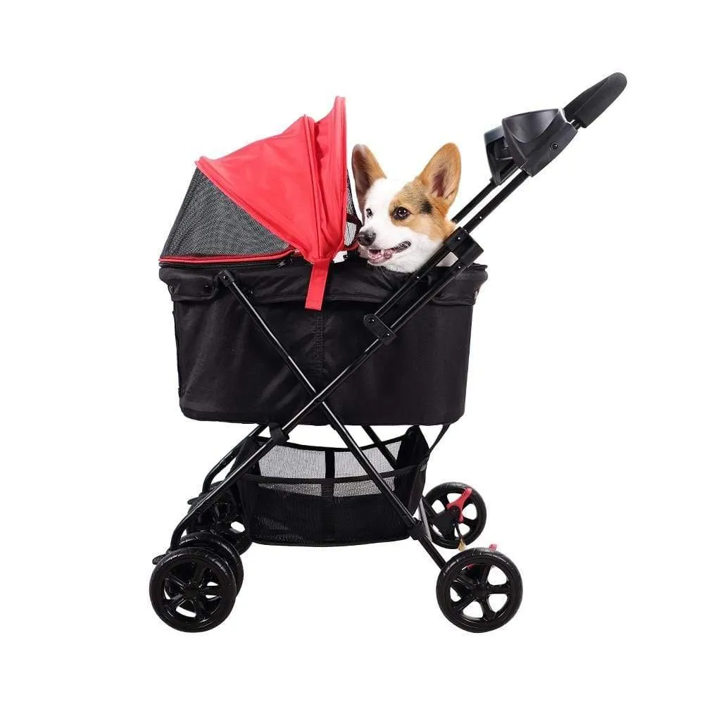 Ibiyaya® Easy Strolling  Pet Pram | Rouge