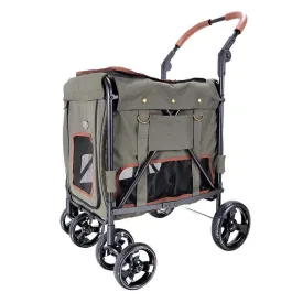 Ibiyaya® Gentle Giant Wagon Dog Pram | Army Green