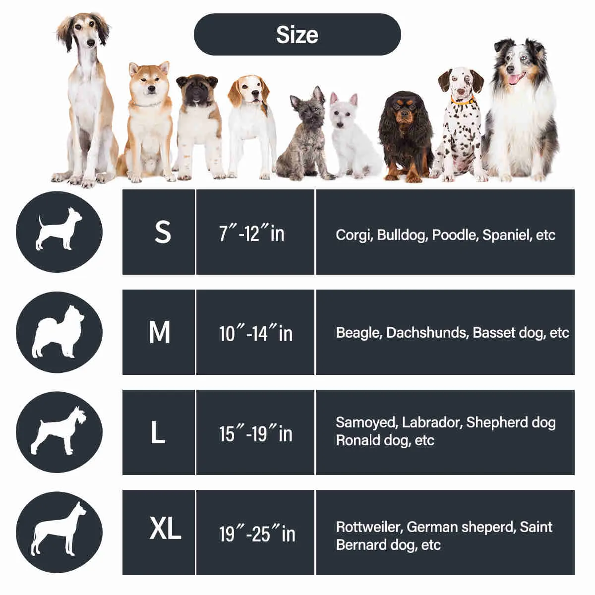 Inflatable Dog Collars-Adjustable Collars for dogs and Cats, 1 Pack (Blue)