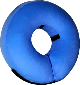 Inflatable Dog Cone Collar-Soft Protective Cone for Dogs After Surgery,Dog Donut Collar for Large Medium Small Dogs and Cats (Blue,Large)