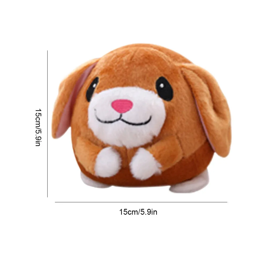 Interactive USB Rechargeable Pet Toy Ball with Sound and Movement