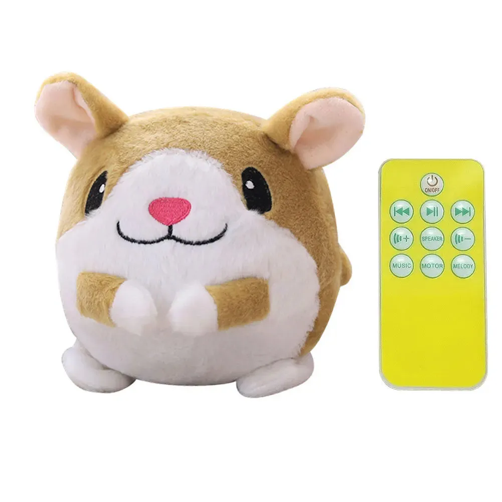 Interactive USB Rechargeable Pet Toy Ball with Sound and Movement