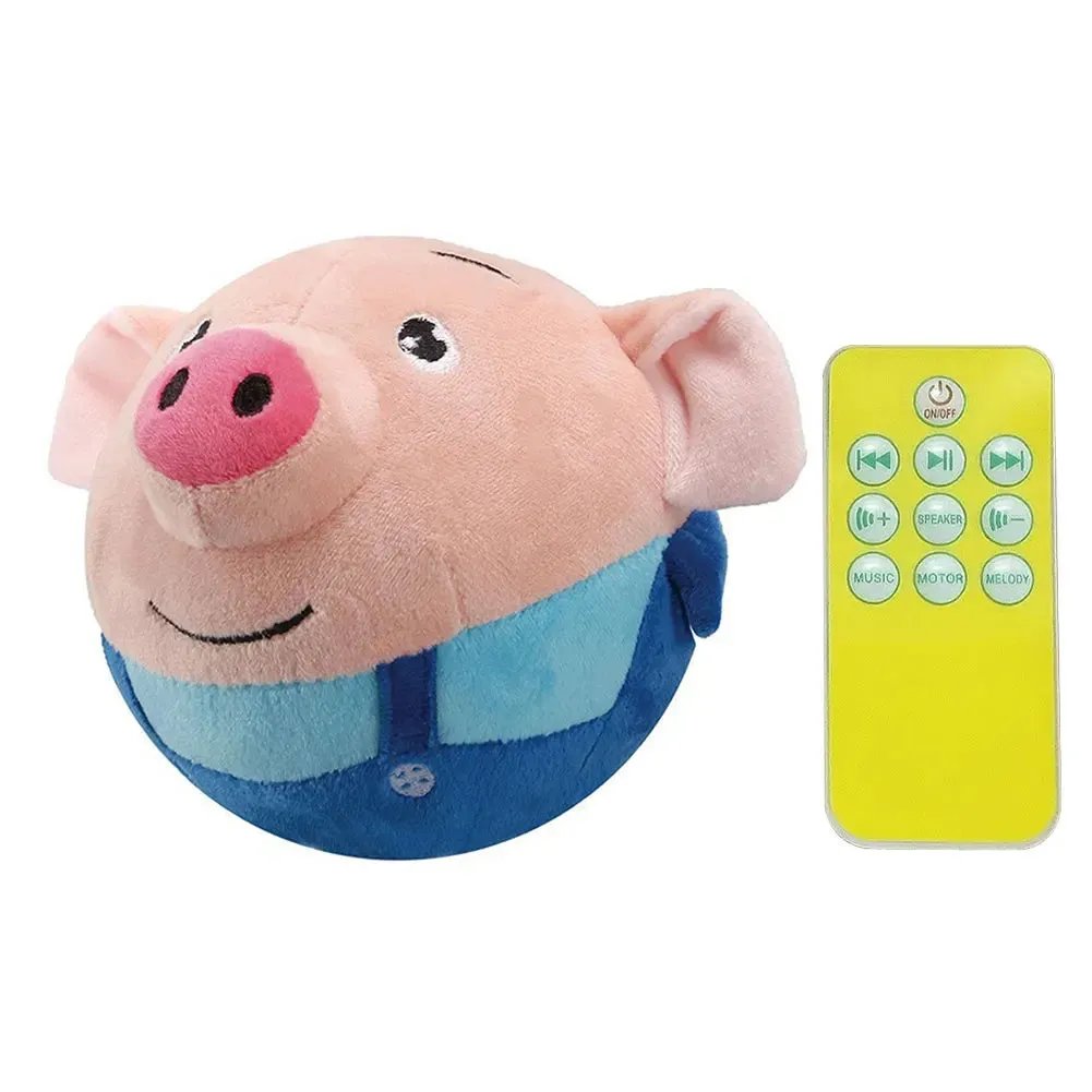 Interactive USB Rechargeable Pet Toy Ball with Sound and Movement