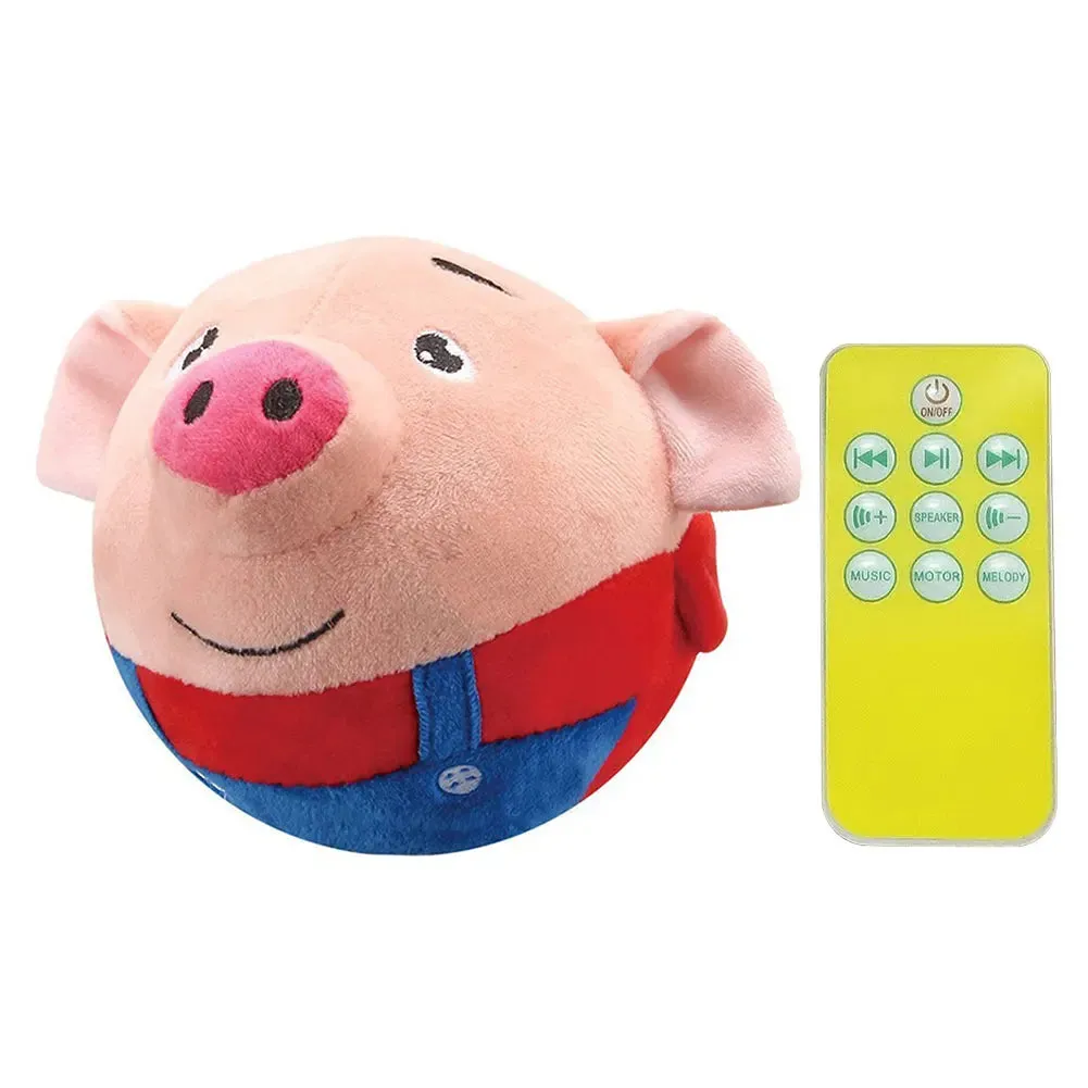 Interactive USB Rechargeable Pet Toy Ball with Sound and Movement