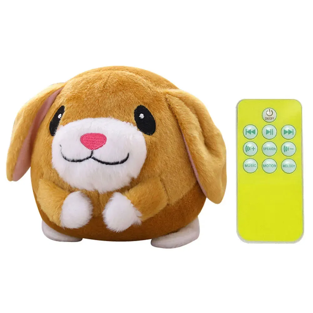 Interactive USB Rechargeable Pet Toy Ball with Sound and Movement