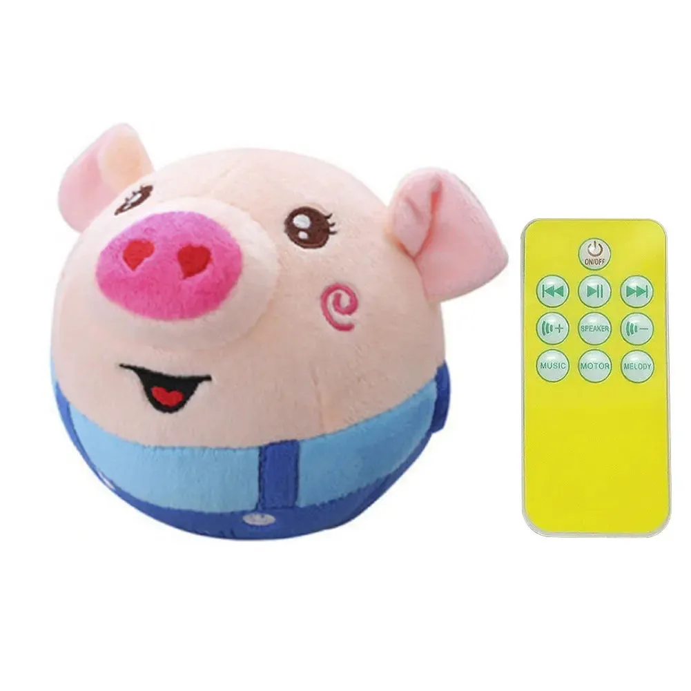 Interactive USB Rechargeable Pet Toy Ball with Sound and Movement