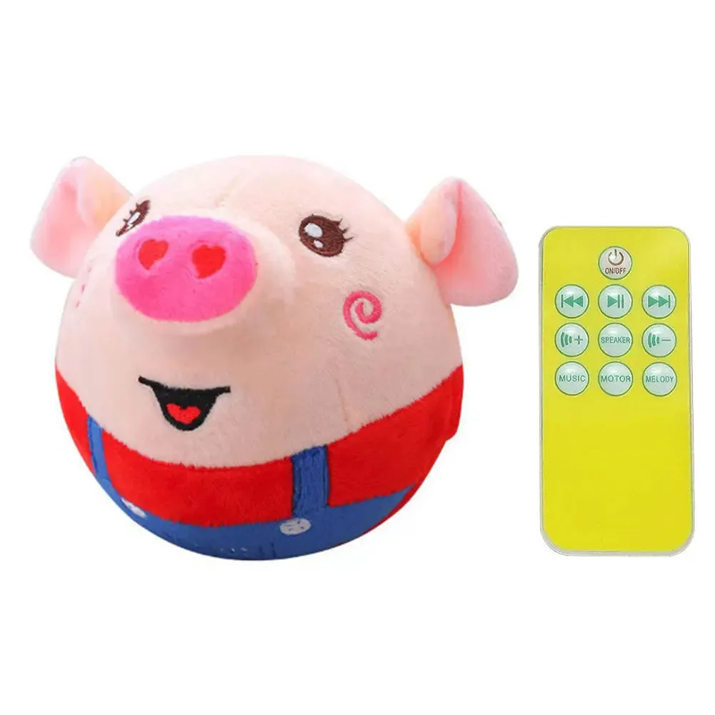 Interactive USB Rechargeable Pet Toy Ball with Sound and Movement