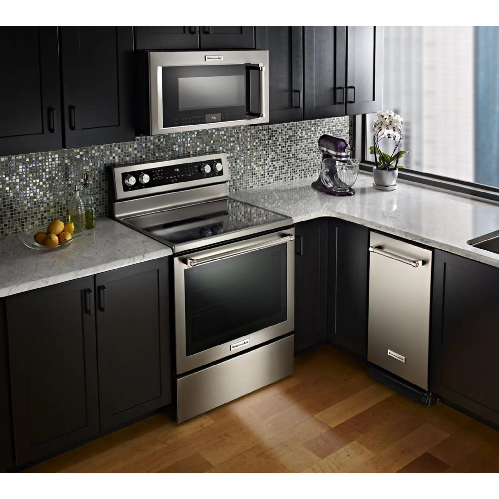 KitchenAid True Convection Range (YKFEG500EBS) - Black Stainless