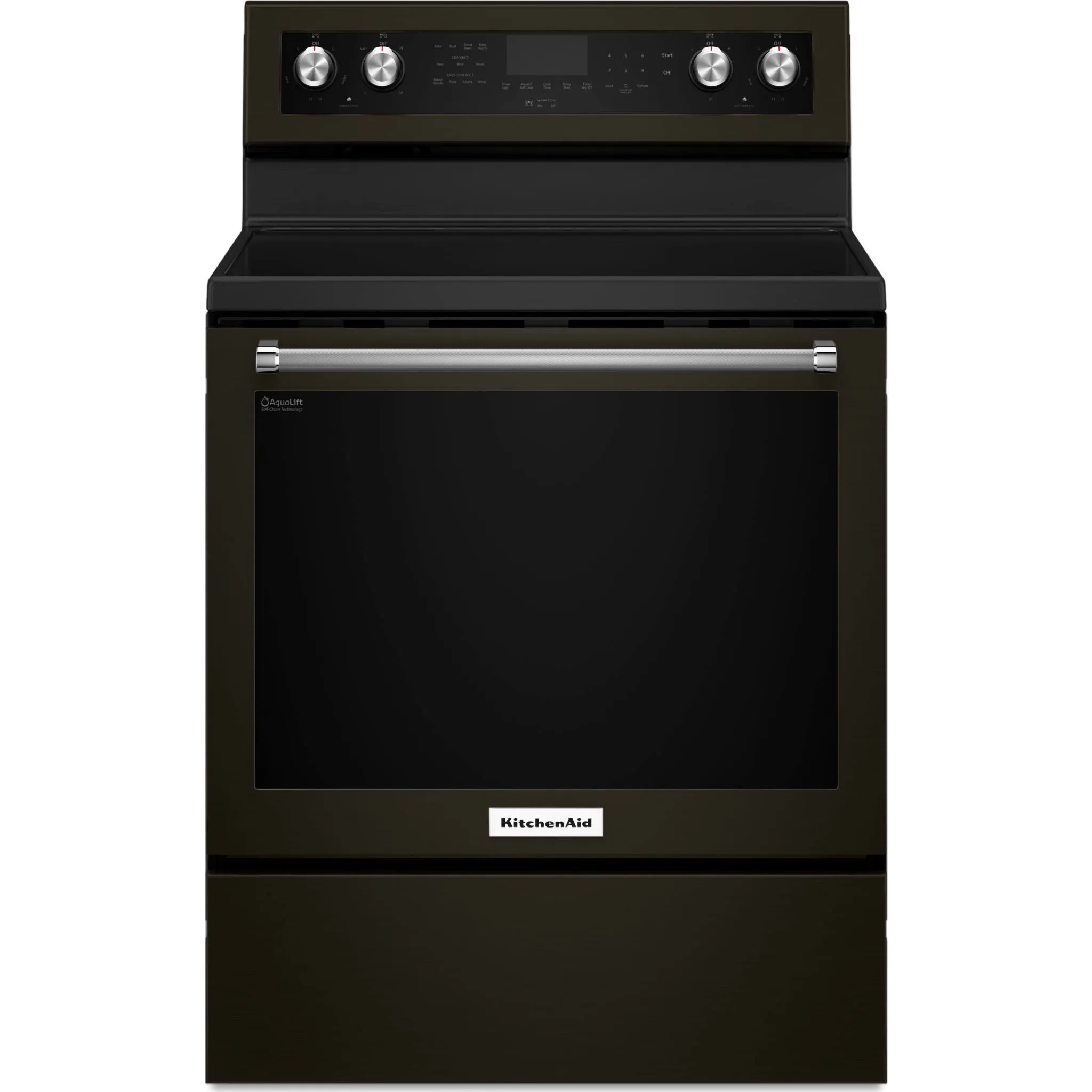 KitchenAid True Convection Range (YKFEG500EBS) - Black Stainless