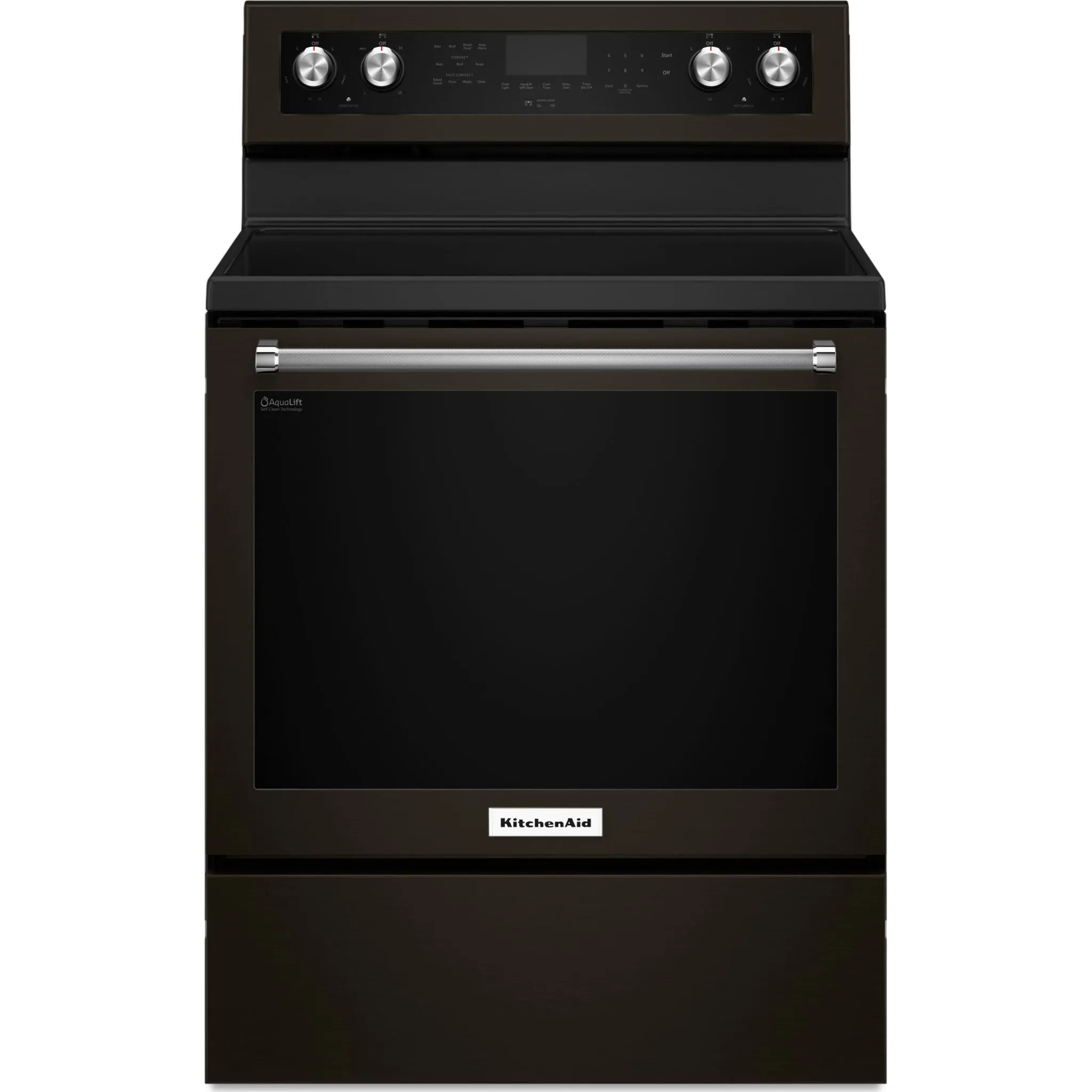 KitchenAid True Convection Range (YKFEG500EBS) - Black Stainless