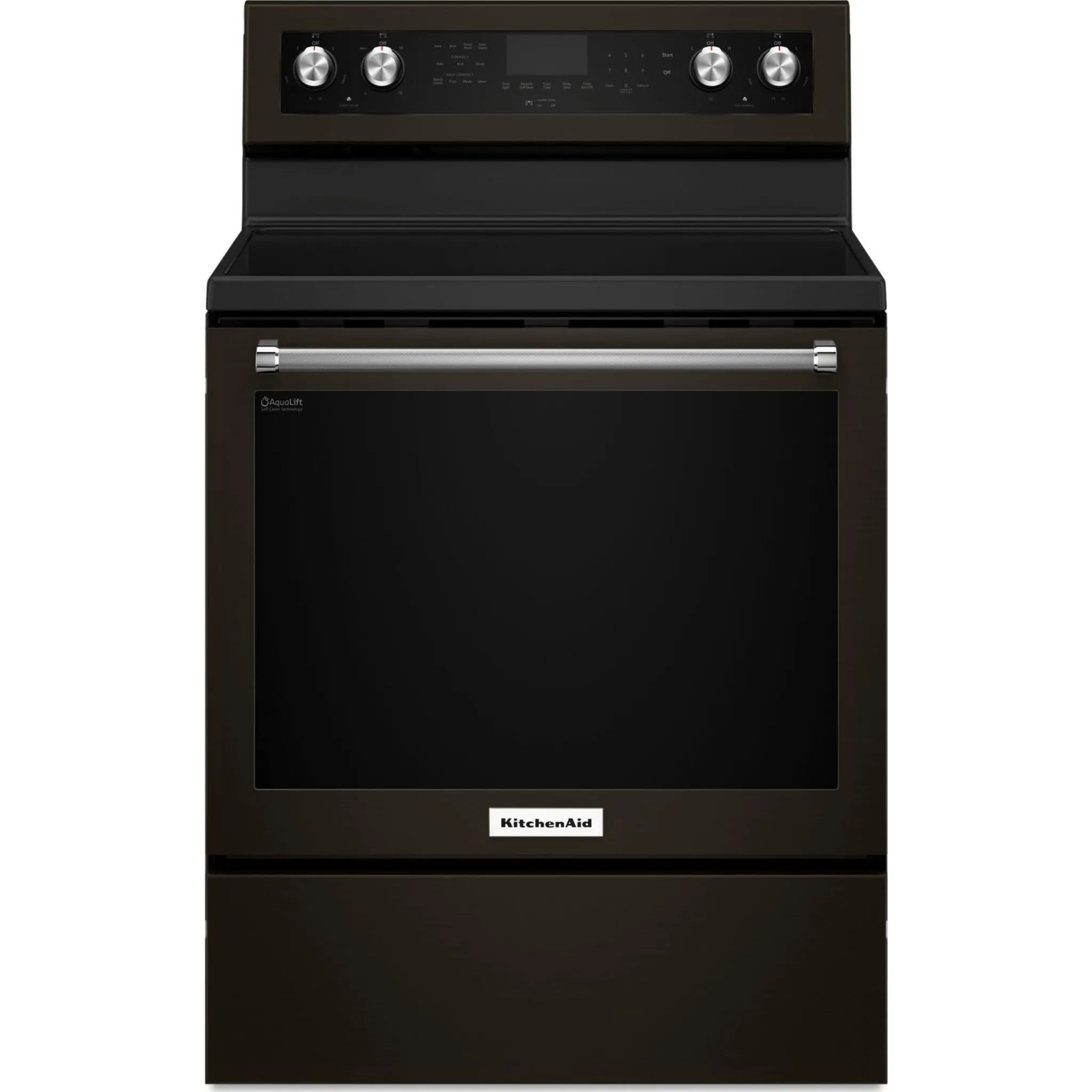 KitchenAid True Convection Range (YKFEG500EBS) - Black Stainless