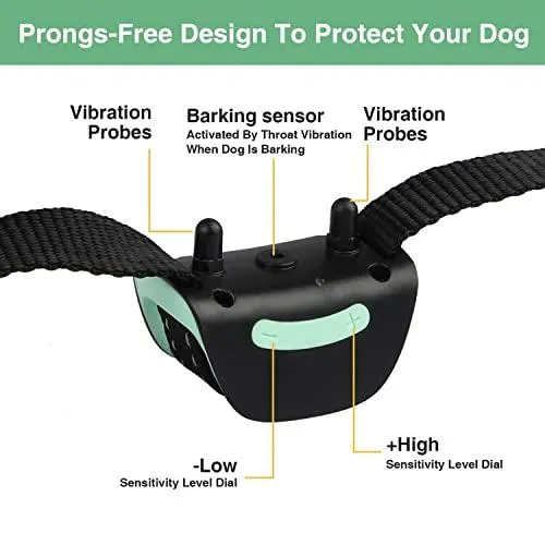 MASBRILL Dog Bark Collar Safe No Bark Control Device