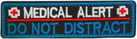 Medical Alert Tactical Dog Patch, Do Not Distract Service Dog Patch, Funny Military Morale Patches, Meme Patch, Mello Patch, Hook and Loop, Emblem Fastener for Dog Vests, Harnesses Collar, Backpack