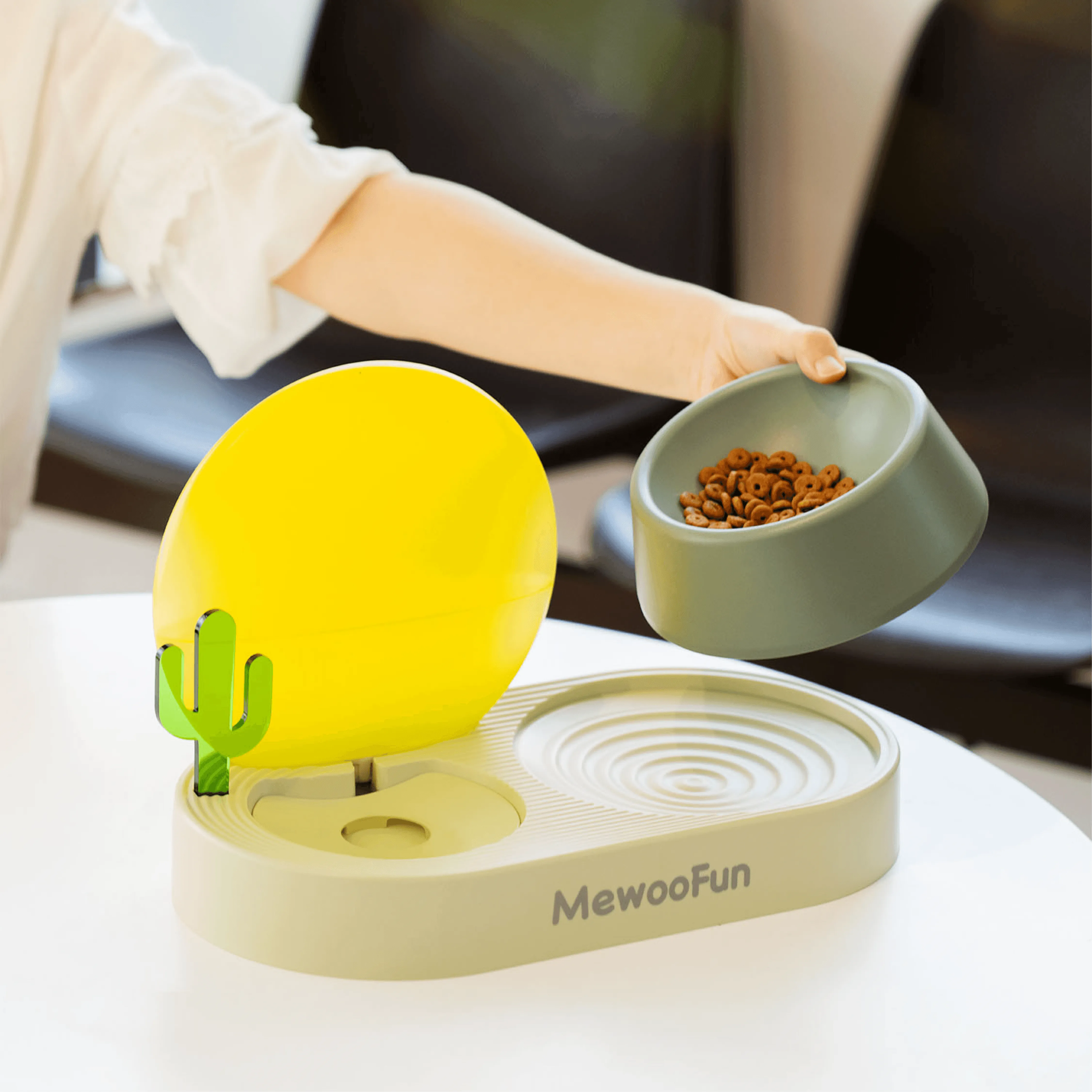 Mewoo - Sunrise 3 in 1 Pet Bowl