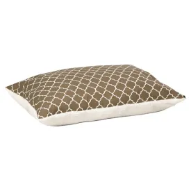 Midwest Brown Geo Pillow with Teflon Fabric Protector 27" x 36"