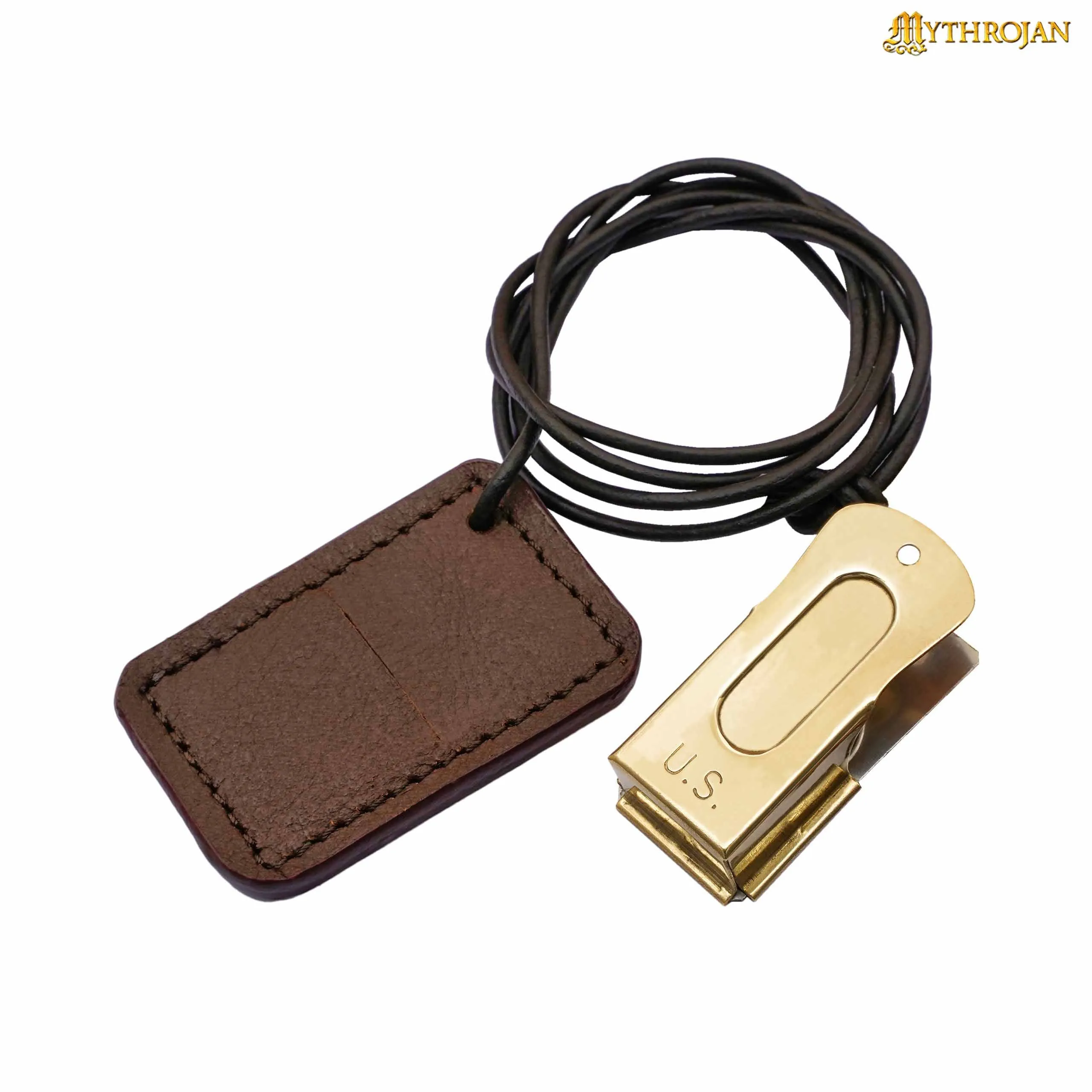 Mythrojan Military Grade Dog Training Clicker : Solid Brass and Steel construction for the perfect Pet Training Clicker Robust WII style Military Metal Clicker
