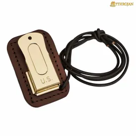 Mythrojan Military Grade Dog Training Clicker : Solid Brass and Steel construction for the perfect Pet Training Clicker Robust WII style Military Metal Clicker
