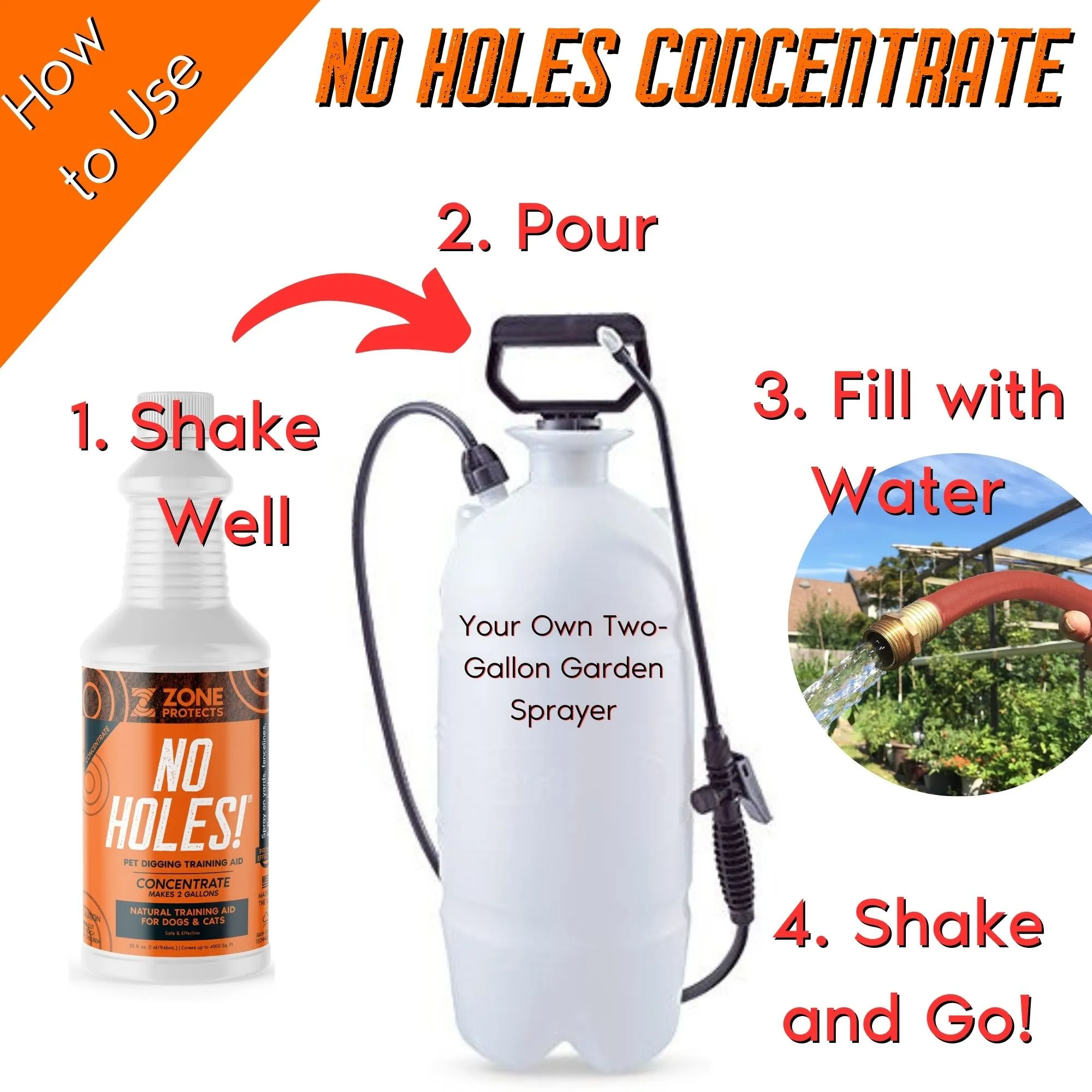 No Holes! Digging Prevention Concentrate