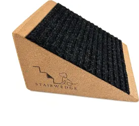 Original StairWedge - (Sold Out - Coming Soon) Ramp for Small Dogs Breeds - Carpet Surface for Dog Paws for Any Staircase - Wedge Shape Stair Ramp for Dogs and Pets - Multi-Patent Pending (1single)