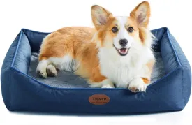 Orthopedic Dog Beds for Large Dogs, Durable Egg Crate Foam Sofa Dog Bed wit Washable Removable Cover,Waterproof Lining and Nonskid Bottom,Pet Bed for Medium Dogs L(31"x25"x7")