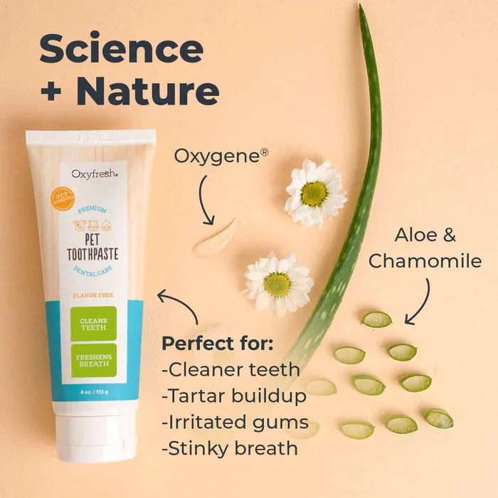 Oxyfresh Premium Pet Dental Gel 4-oz, Pet Toothpaste