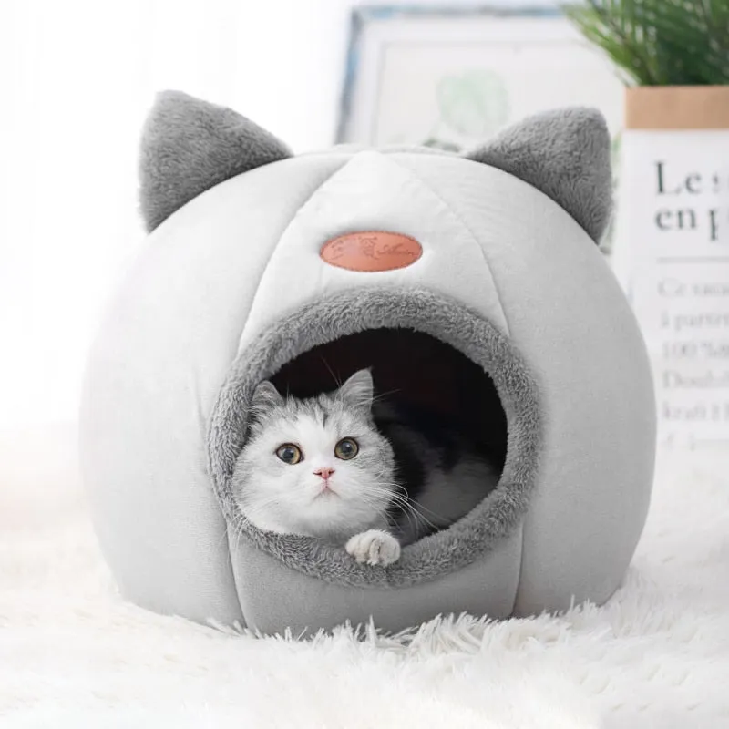 Pat and Pet Emporium | Pet Beds | Cute Cat Ears Cat Bed