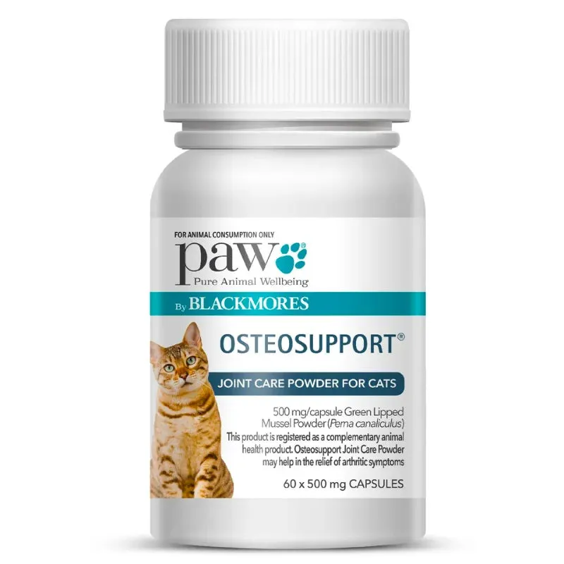 PAW - Osteosupport (Joint Supplement for Cats) 60 Capsules