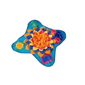 Pet Sniffing Training Mat - Eco-friendly Stress Relief & Slow Food Mat for Dogs and Cats