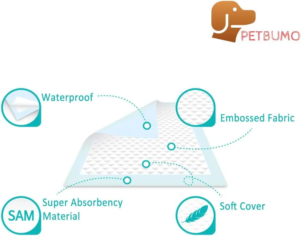 PS KOREA] Indoor Dog Potty Tray  with Protection Wall Every Side for No Leak, Spill, Accident - Keep Paws Dry and Floors Clean (Pink)   Pee PAD 100 PCS