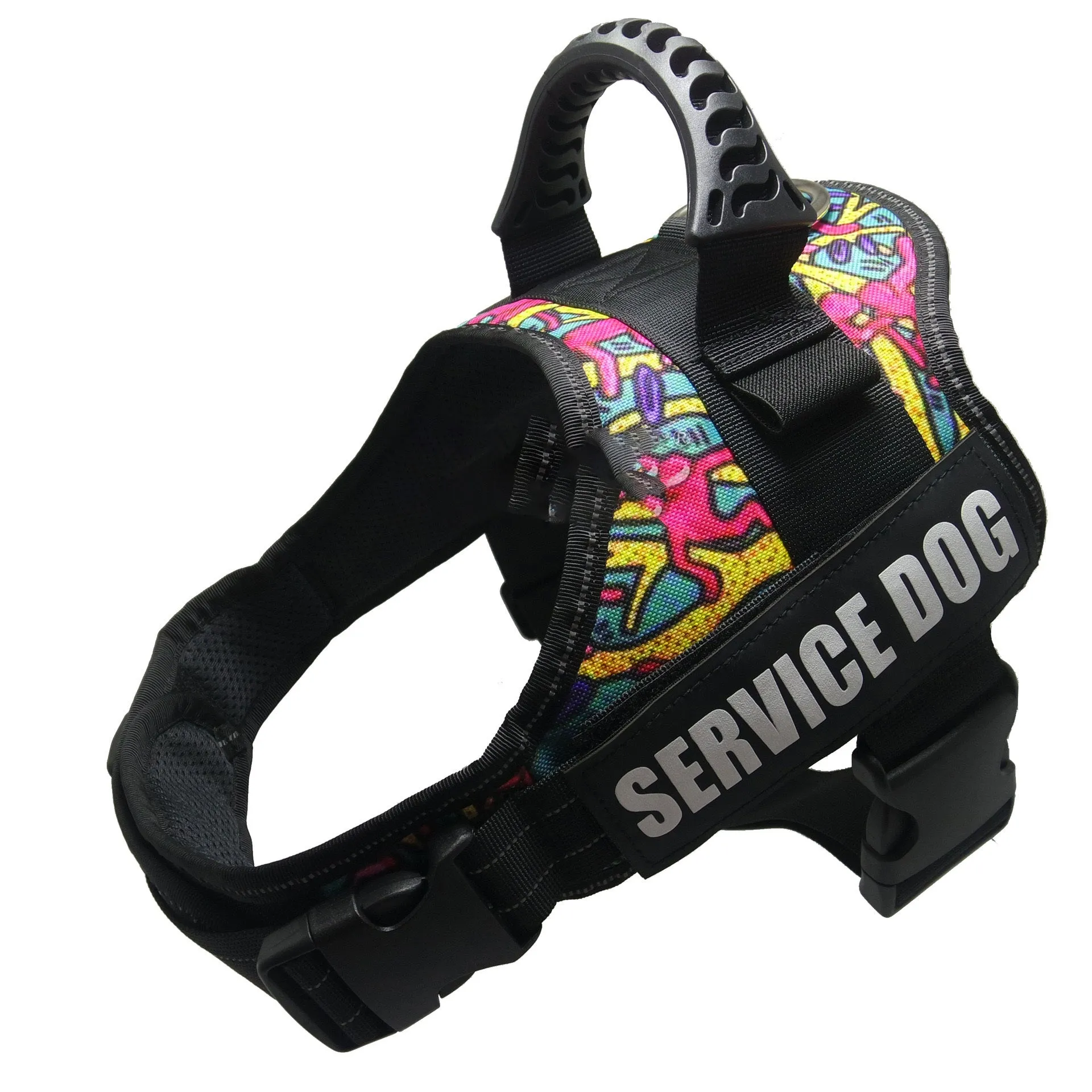 Reflective Adjustable K9 Dog Harness - Durable Vest for All Sizes