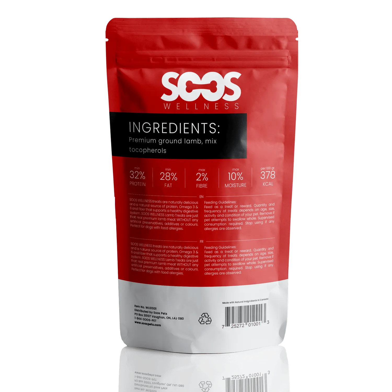 Soos Pets Lamb Wellness Treats